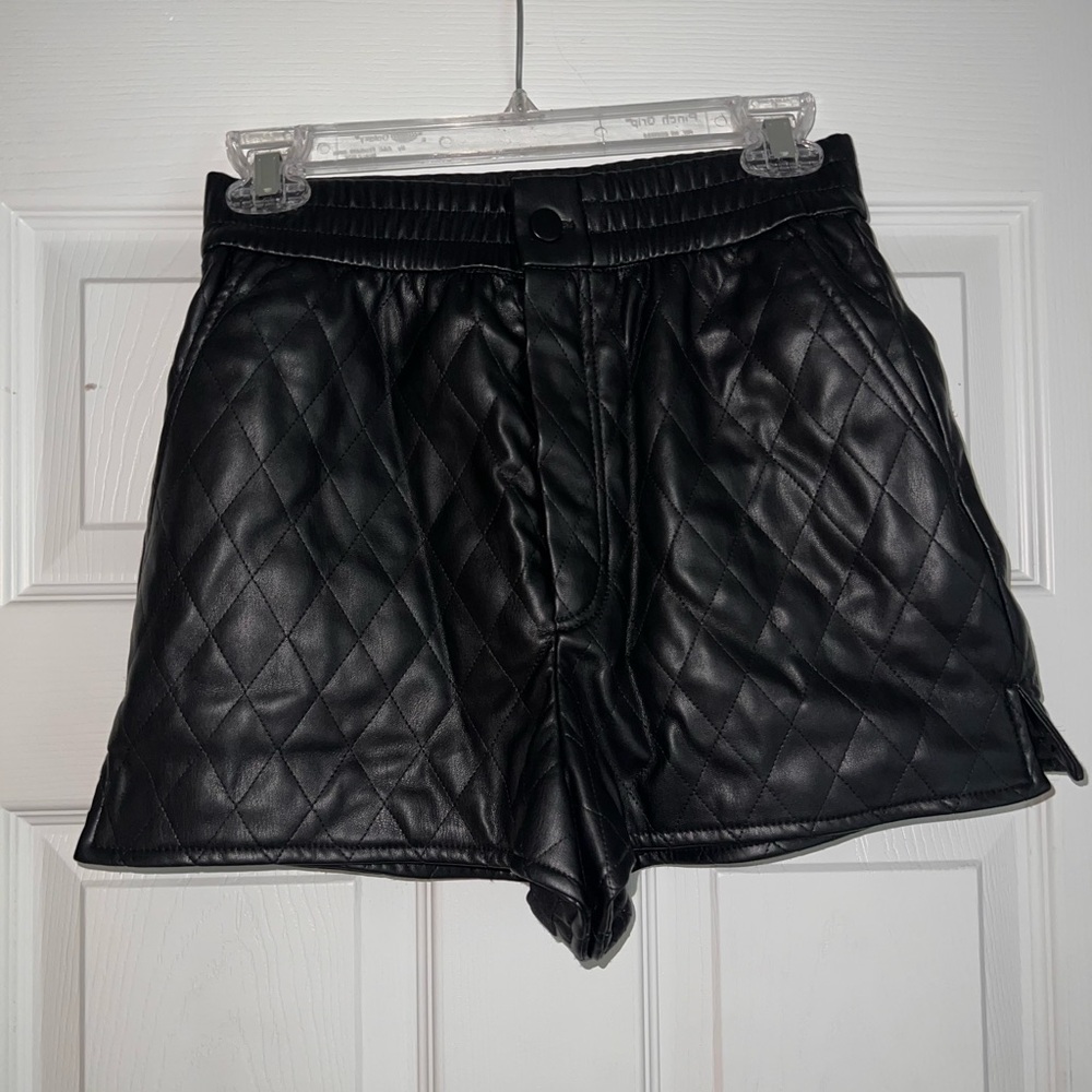 Zara Leather Shorts - Size XS